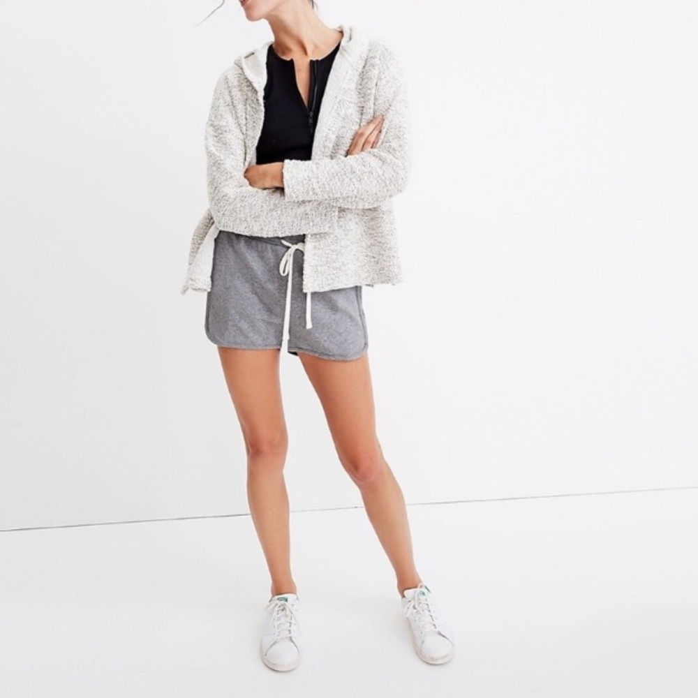 Madewell Cream and Black Hoodie with pockets - Picture 1 of 8